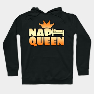 Nap Queen Funny Napping Hipster Hoodie